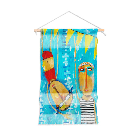 Robin Faye Gates Swimming Is Hard Wall Hanging Portrait