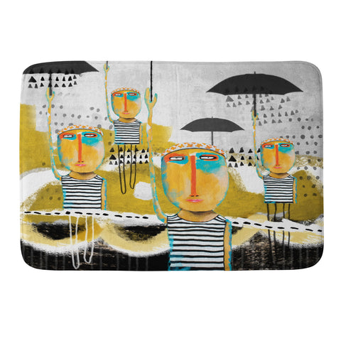 Robin Faye Gates Totally in Sync Except for Felix Who Was Late Memory Foam Bath Mat