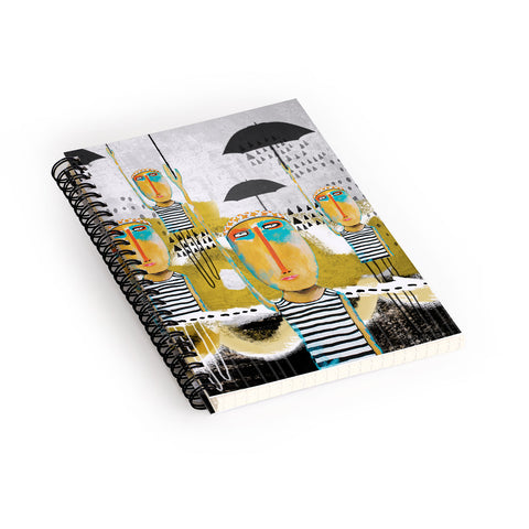 Robin Faye Gates Totally in Sync Except for Felix Who Was Late Spiral Notebook