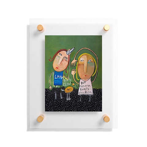 Robin Faye Gates Unicorn Winner Floating Acrylic Print