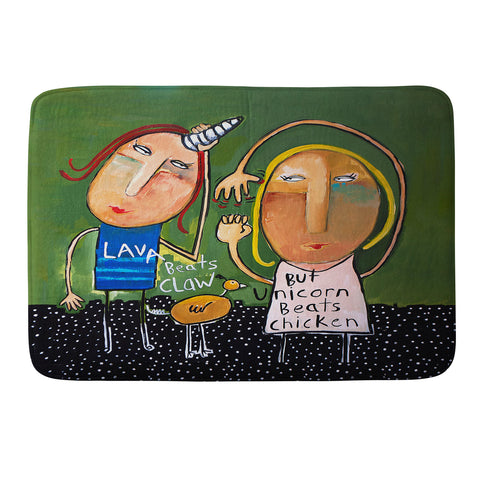 Robin Faye Gates Unicorn Winner Memory Foam Bath Mat