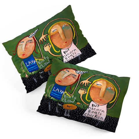 Robin Faye Gates Unicorn Winner Pillow Shams