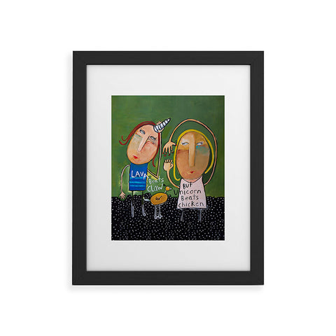 Robin Faye Gates Unicorn Winner Framed Art Print