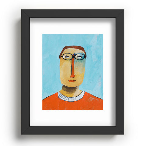 Robin Faye Gates Untitled Man Recessed Framing Rectangle