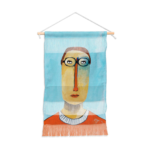 Robin Faye Gates Untitled Man Wall Hanging Portrait