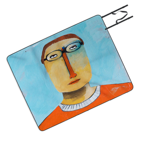 Robin Faye Gates Untitled Man Picnic Blanket