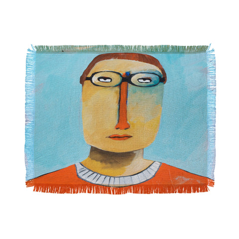 Robin Faye Gates Untitled Man Throw Blanket
