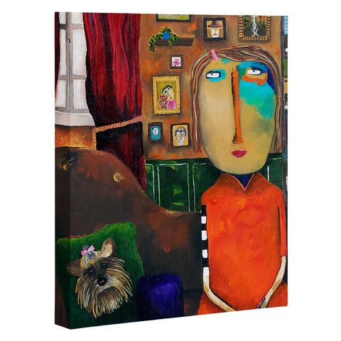 Robin Faye Gates With Bebe Art Canvas