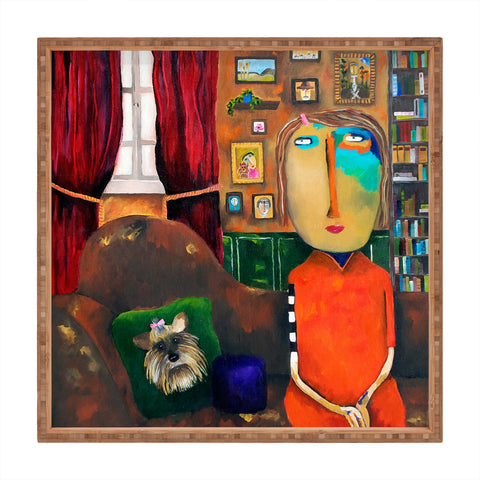 Robin Faye Gates With Bebe Square Tray