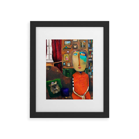 Robin Faye Gates With Bebe Framed Art Print