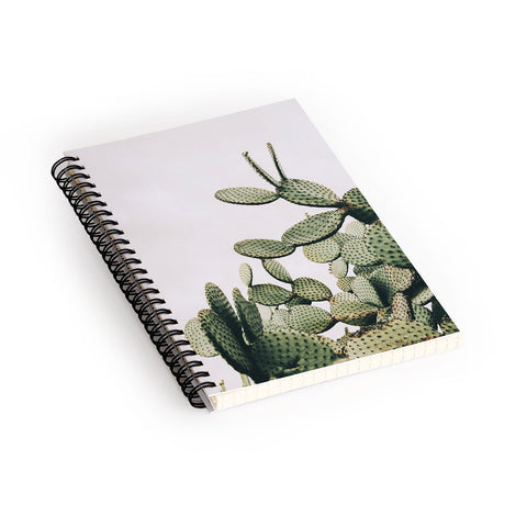 Romana Lilic  / LA76 Photography Cactus on blue sky Spiral Notebook