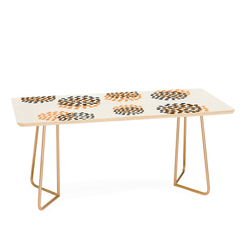 Rose Beck Abstract Leopard Coffee Table