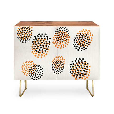 Rose Beck Abstract Leopard Credenza