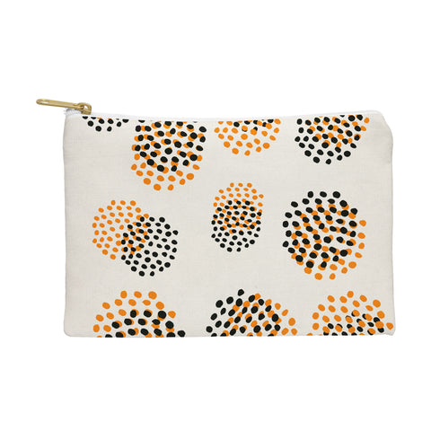 Rose Beck Abstract Leopard Pouch
