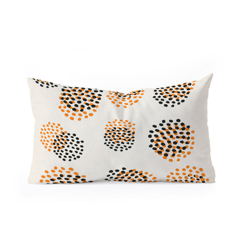 Rose Beck Abstract Leopard Oblong Throw Pillow