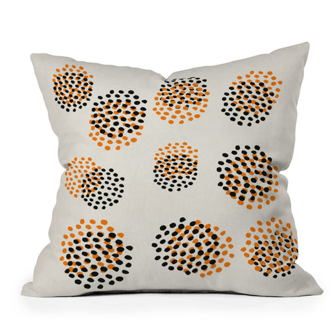 Rose Beck Abstract Leopard Throw Pillow