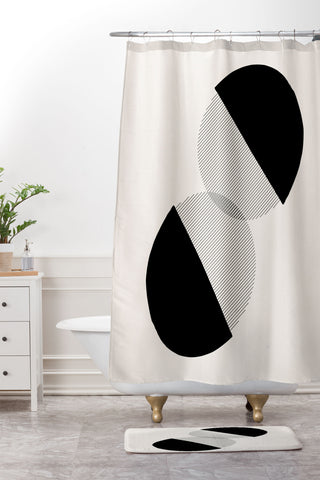 Rose Beck Approach Shower Curtain And Mat