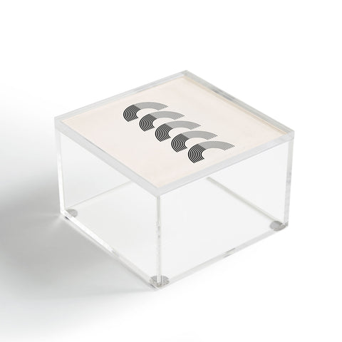 Rose Beck Black Rainbows Acrylic Box