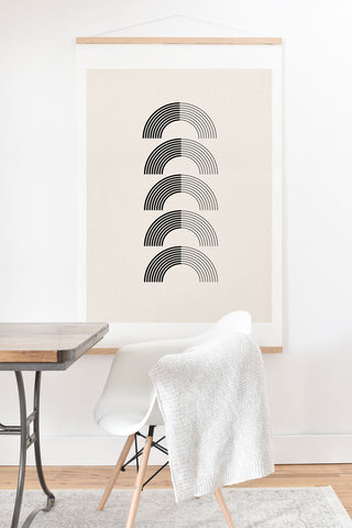 Rose Beck Black Rainbows Art Print And Hanger