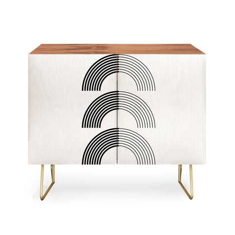 Rose Beck Black Rainbows Credenza