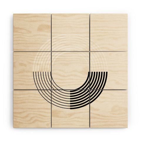 Rose Beck Coil II Wood Wall Mural