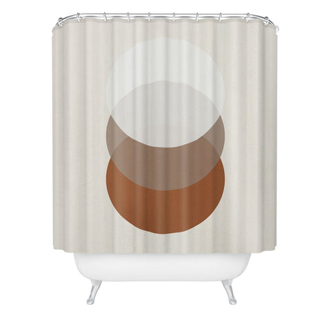 Rose Beck Orbit 005 Shower Curtain