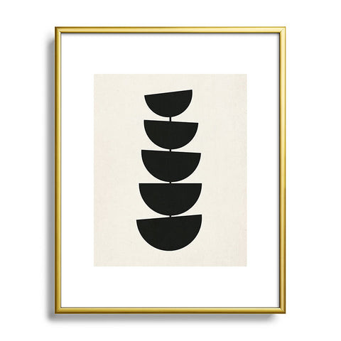 Rose Beck Stem Metal Framed Art Print