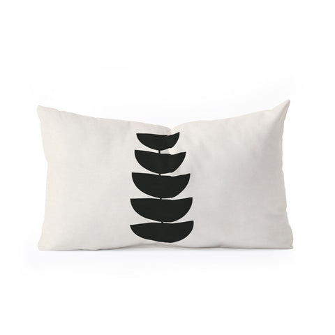 Rose Beck Stem Oblong Throw Pillow