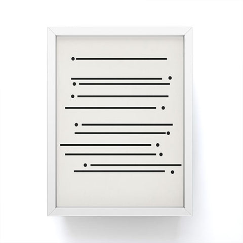 Rose Beck Sticks and Stones Framed Mini Art Print