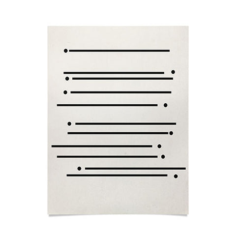 Rose Beck Sticks and Stones Poster