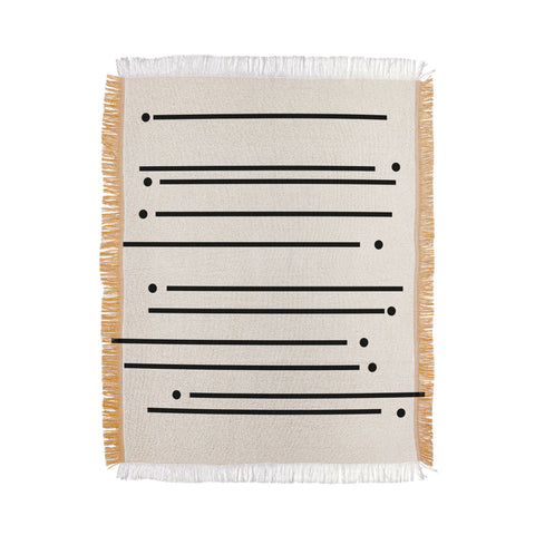 Rose Beck Sticks and Stones Throw Blanket