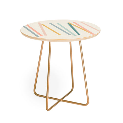 Rose Beck Sticks Round Side Table
