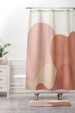 Rose Beck Strange Landscape Shower Curtain And Mat