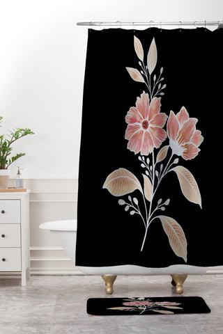 RosebudStudio Admire Me Shower Curtain And Mat