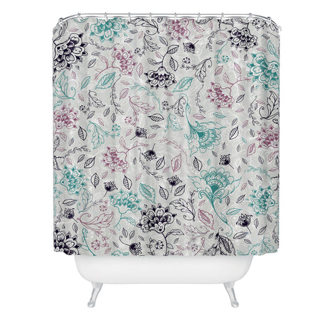 RosebudStudio AveryFloral Shower Curtain