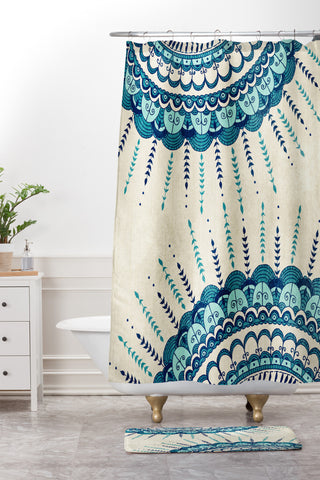 RosebudStudio Be Bold Shower Curtain And Mat