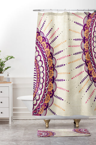 RosebudStudio Be Brilliant Shower Curtain And Mat