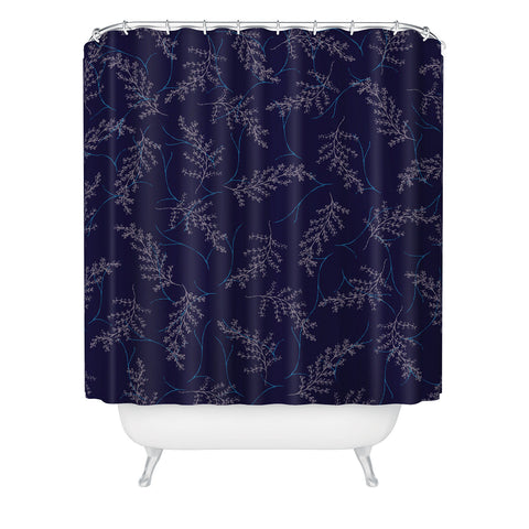 RosebudStudio Blue Beautiful Shower Curtain