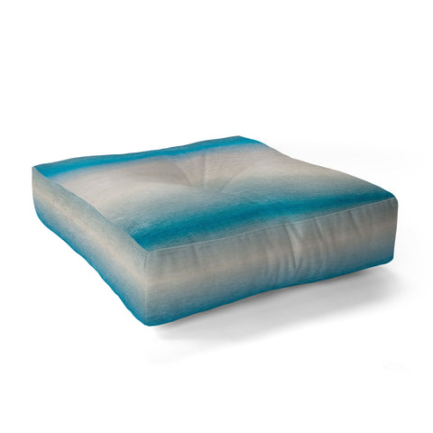 RosebudStudio Blue Fade Floor Pillow Square