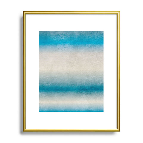 RosebudStudio Blue Fade Metal Framed Art Print