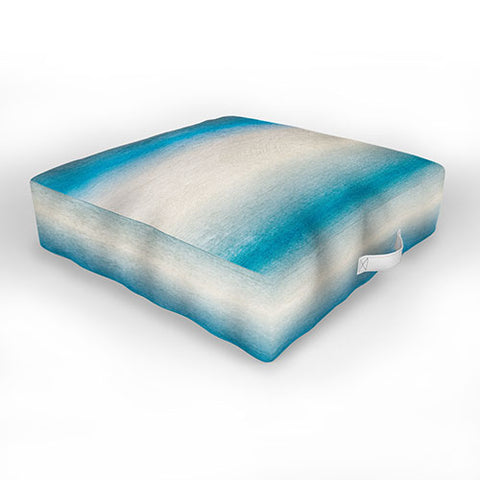 RosebudStudio Blue Fade Outdoor Floor Cushion