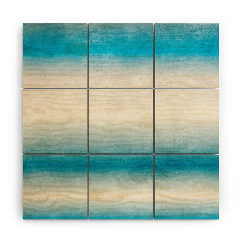 RosebudStudio Blue Fade Wood Wall Mural