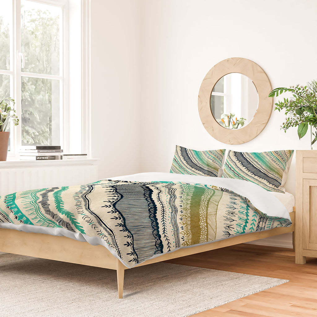 Boho Fall Duvet Cover Rosebudstudio