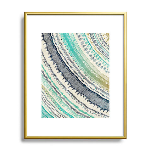 RosebudStudio Boho Fall Metal Framed Art Print
