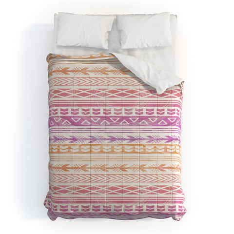 RosebudStudio Boho pink pattern Comforter