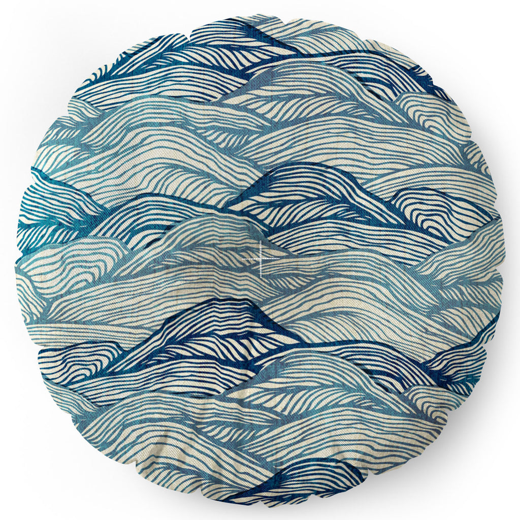 Crash Floor Pillow Round Rosebudstudio
