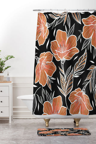 RosebudStudio Creative Ideas Shower Curtain And Mat