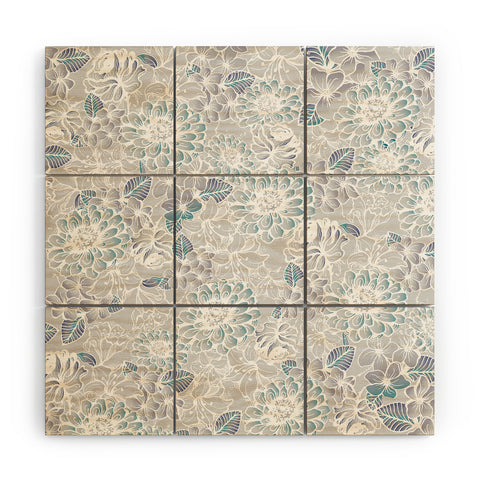 RosebudStudio Dancing Lilly Wood Wall Mural