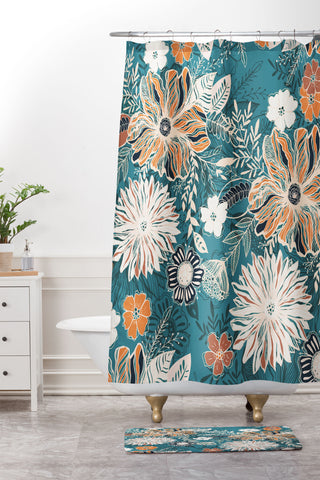 RosebudStudio Falling for it Shower Curtain And Mat