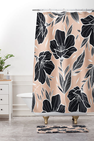 RosebudStudio Feeling Creative Vibes Shower Curtain And Mat